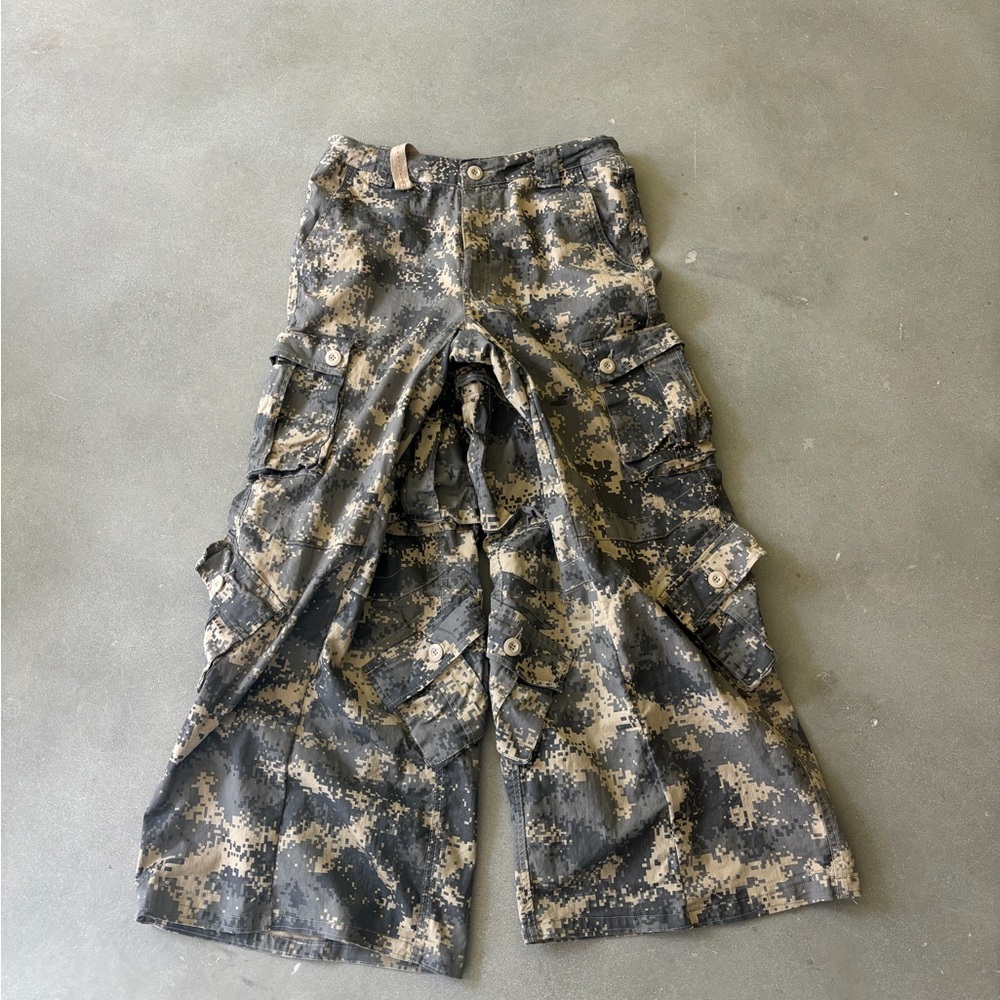 Vetements like Camouflage Digi Camo Cargo Pants